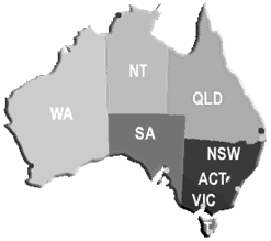 Map of Australia