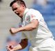 Masterclass: Steve O'Keefe celebrates the dismissal of Virat Kohli on day three.