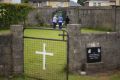 The site of a mass grave for babies who died in the Tuam mother and baby home, in Ireland.