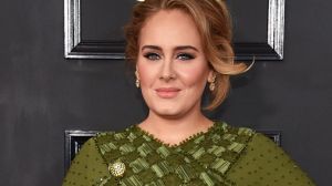 Adele attending the 2017 Grammy Awards.