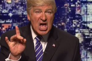 Alec Baldwin has made a "uge'' impression with his impersonation of Donald Trump.