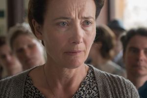 Anna (Emma Thompson) turns on her husband, Otto, after their son is killed in the war.