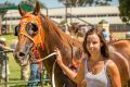 "A beautiful soul''. Canberra track work rider Riharna Thomson at a race meeting in Cowra in February, 2015. She died in ...