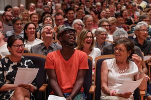 The City Recital Hall is holding its first Sydney Flash Mob Choir. 