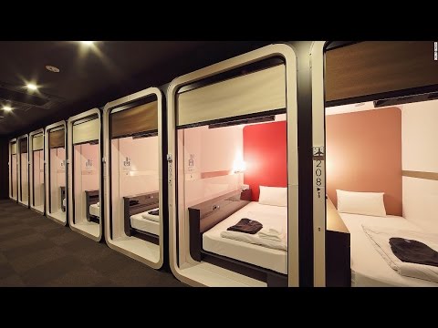 Tokyo Japan Capsule Hotel Experience!