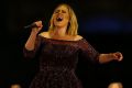 Adele performs at Domain Stadium  in Perth.