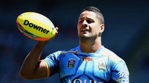 Lazy days on the Gold Coast: Jarryd Hayne has been fined for his attitude to training.