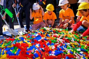 The launch of Legoland at Chadstone Shopping Centre, with John Gandel, owner and founder of Chadstone Shopping Centre, ...