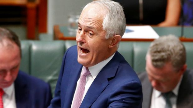 Prime Minister Malcolm Turnbull: his character divides into "good Malcolm" and "bad Malcolm".