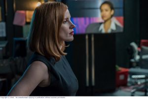 Jessica Chastain's character in <i>Miss Sloane</i> is dedicated to her very important job.