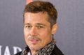 Brad Pitt appears to be channeling his emotions into his art. 