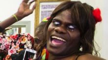 The Sistagirls from the Tiwi Islands prepare for the Sydney Gay and Lesbian Mardi Gras at Marked Hair Salon in Newtown.