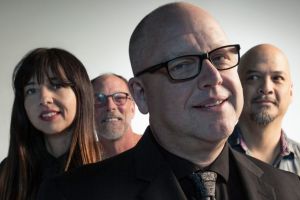 Paz Lenchantin (left), David Lovering, Black Francis and Joey Santiago gave 30 songs to a rapt audience.