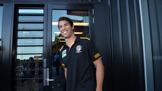 Is Alex Rance headed for the door at Tigerland? Pictured here in happier times. The Age news Fairfaxmedia Picture by Joe ...