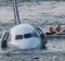 Passengers are rescued from the Airbus 320 US Airways plane in the Hudson River in New York on January 15, 2009. 