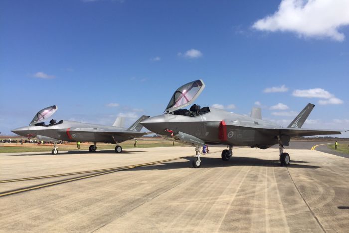 Two Joint Strike Fighters are flown for first time by RAAF pilots