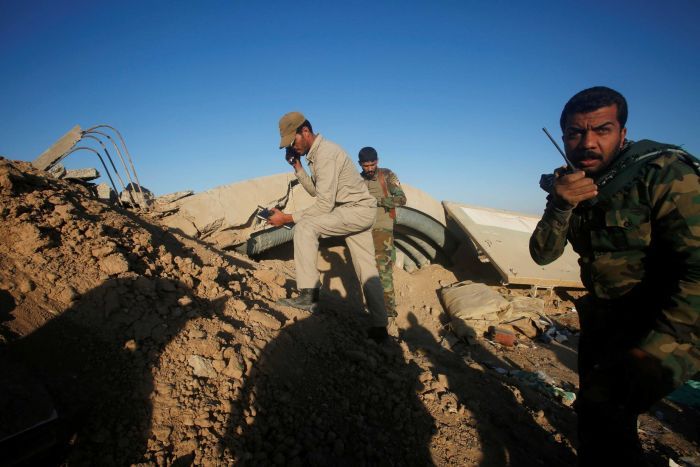 Shiite Badr Organisation fighters