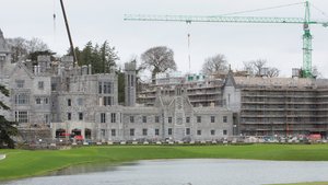 Construction work and a major refurbishment of the manor is under way