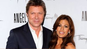 Richard Wilkins and Eva Mendes together in New York in June 2011.