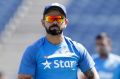 Danger man: India captain Virat Kohli will be looking to target Australian spinners Steve O'Keefe and Nathan Lyon.