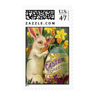 Easter Bunny Painting Egg Postage