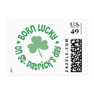 St. Patrick's Day Birthday Postage