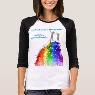 Autism Support Climbing New Heights Woman & Girl T-Shirt