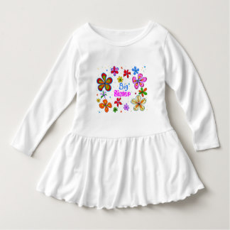 Big Sister Funky Retro Floral Art Dress