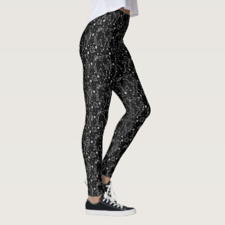 CHOW LEGGINGS White art/dark backgrounds CUSTOMIZE