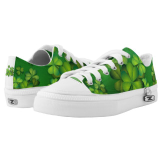 Irish Clovers Clusters Low-Top Sneakers