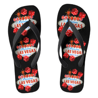 Las Vegas Poolside Flip Flops