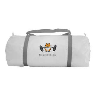 Workout Corgi Duffel Bag