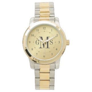 Men's Classy Personalized Monogram Watch