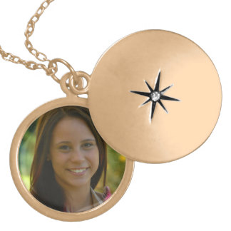 Gold Plated Customizable Medium Locket