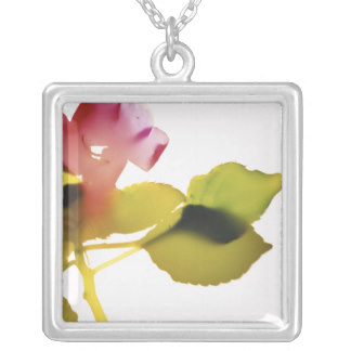 Impatiens Silver Plated Necklace