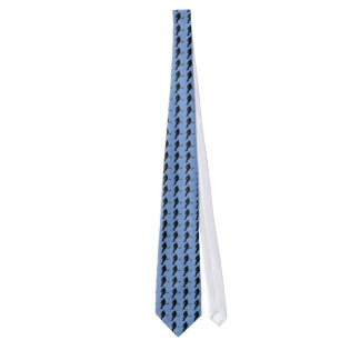 Tiled Hockey Design Necktie