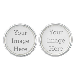 Create Your Own Silver Plated Cufflinks