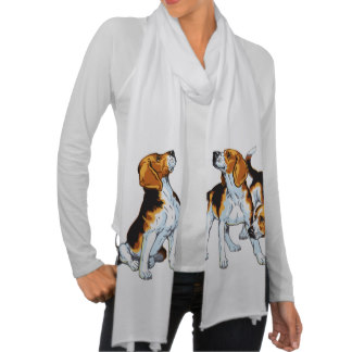 beagle hound scarf