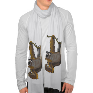 sloth scarf wrap