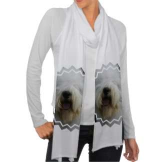 Old English Sheepdog American Apparel Sheer Scarf