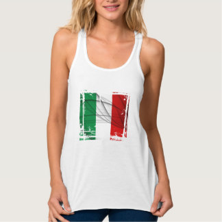 Bandera de Italia Camiseta Con Tirantes