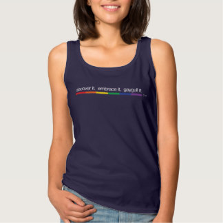 Camisetas sin mangas de Gaygull de las mujeres