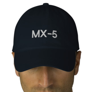 Justierbarer Hut des Roadster MX-5 Besticktes Baseballcap