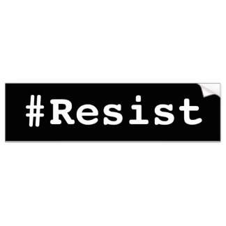 #Resist bumper sticker