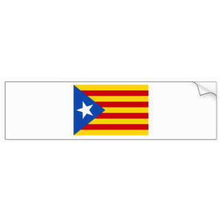 Estelada, independentista de Catalunya del bandera Pegatina Para Coche