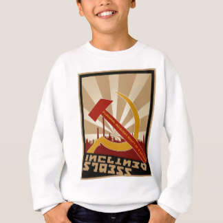 Vieil habillement russe soviétique de propagande sweatshirt