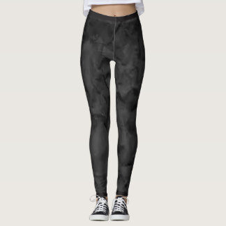 Guêtres de papier chiffonnées par noir leggings