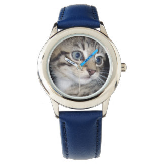 Kids_Wide_Eyed_Kitten_Watch. Handuhr