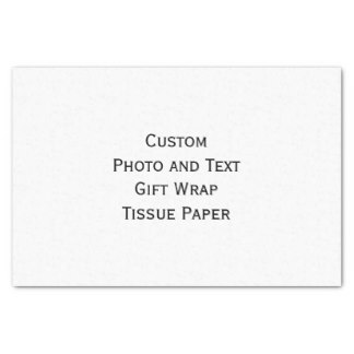 Create Custom Photo Text Gift Wrap Tissue Paper