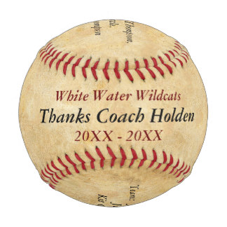 Personalized Baseball Coach Thank You Gifts